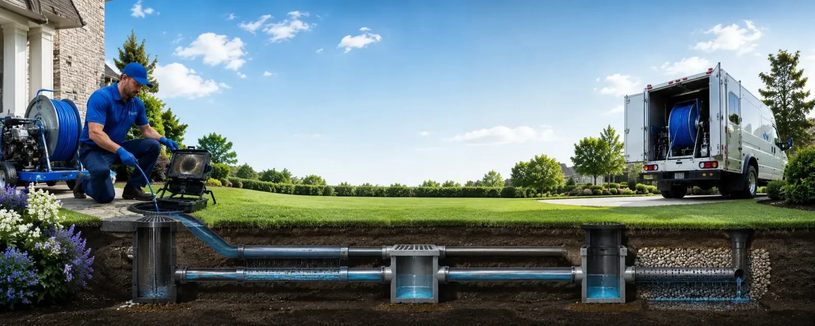 Outdoor drain cleaning information for Iola, TX