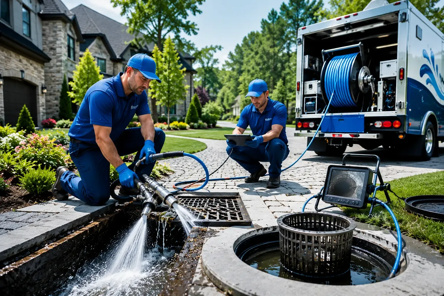 Local outdoor drain cleaning professionals in Iola, TX