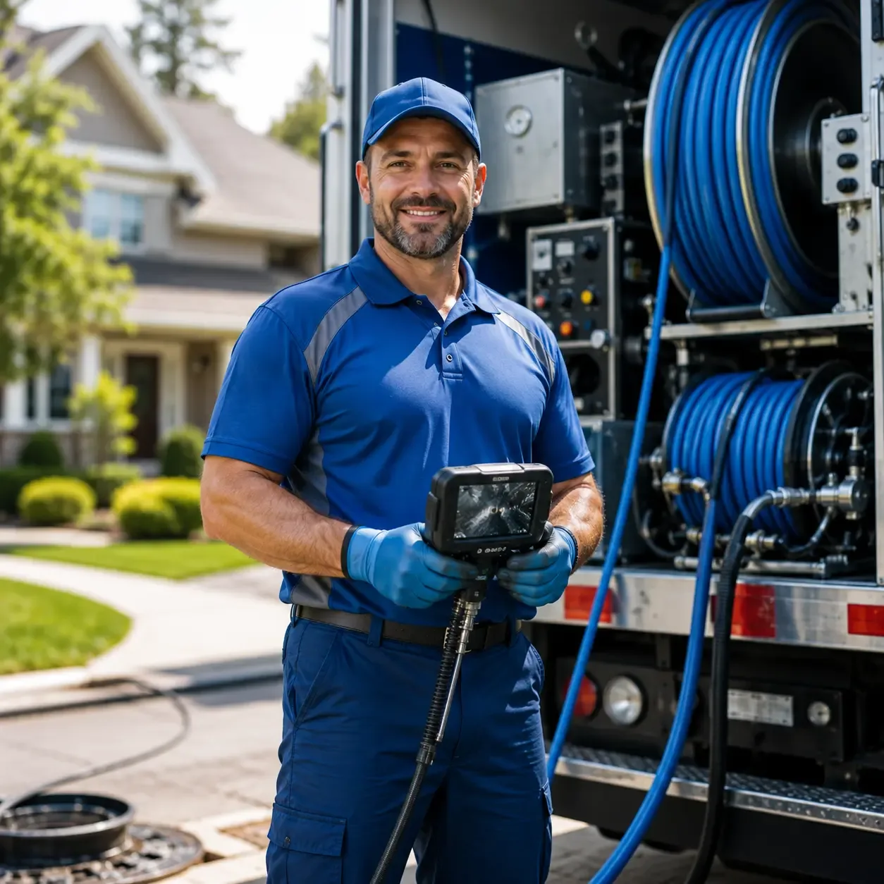 Local outdoor drain cleaning specialists in Iola, TX